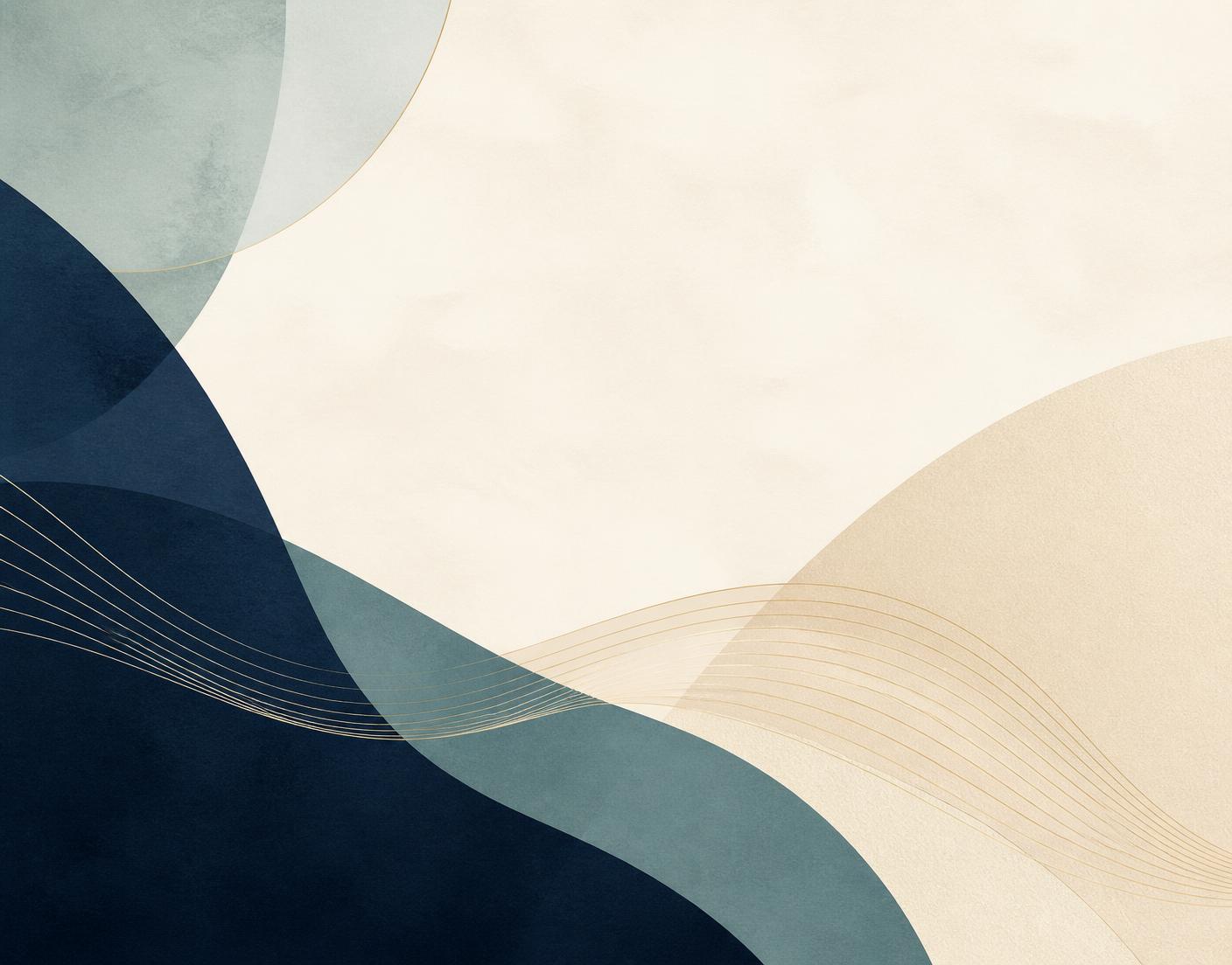 Abstract layered shapes representing clarity and professional guidance